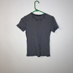 Brandy Melville Shirt Size OS Striped Short Sleeve